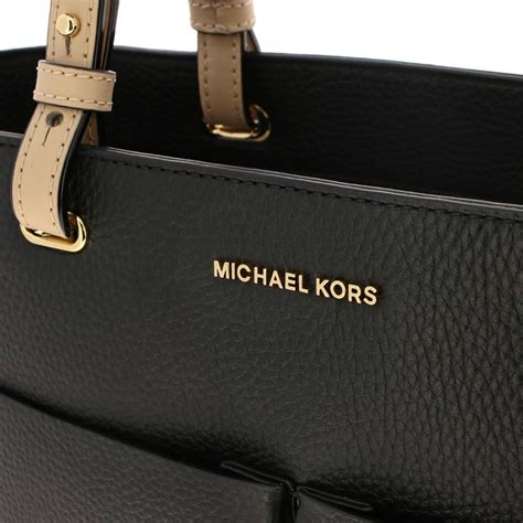 black leather bag michael kors|michael kors outlet black purse.